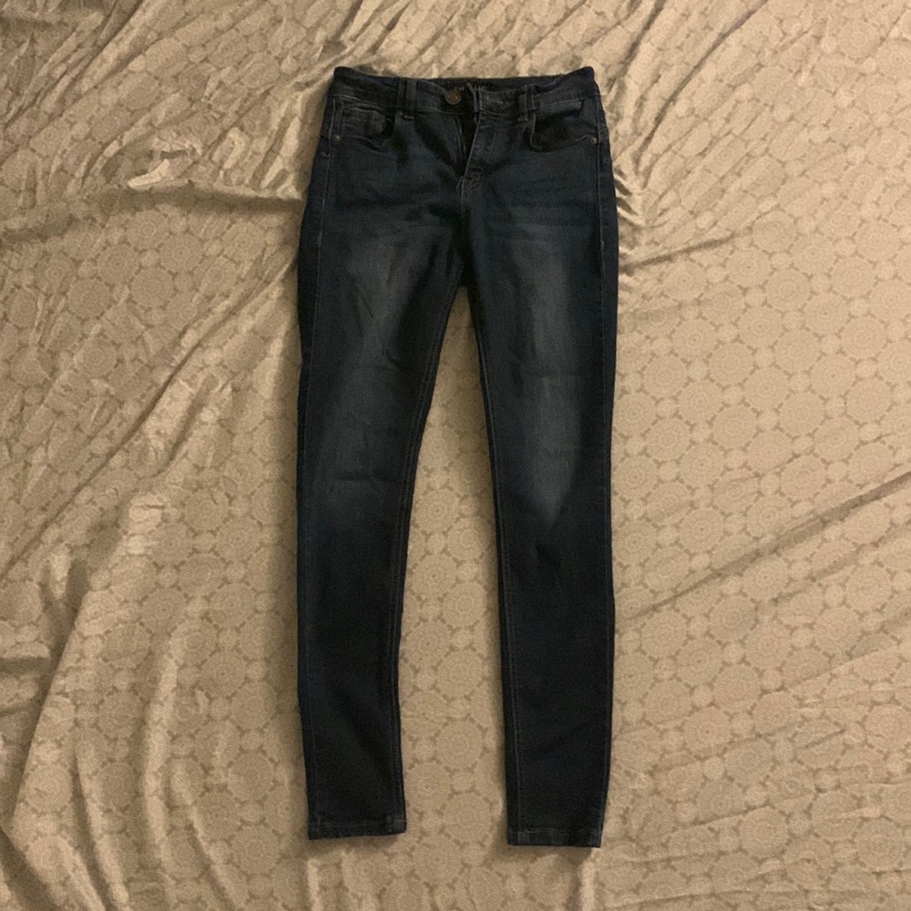 Dark blue skinny jeans
